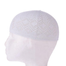 Load image into Gallery viewer, 2018 New Muslim Men Prayer Hats Beanie Turkish Arabic Knitted Hat Islamic Caps Headscarf Clothing Arab Crochet Islamic Fashion