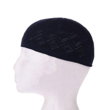 Load image into Gallery viewer, 2018 New Muslim Men Prayer Hats Beanie Turkish Arabic Knitted Hat Islamic Caps Headscarf Clothing Arab Crochet Islamic Fashion